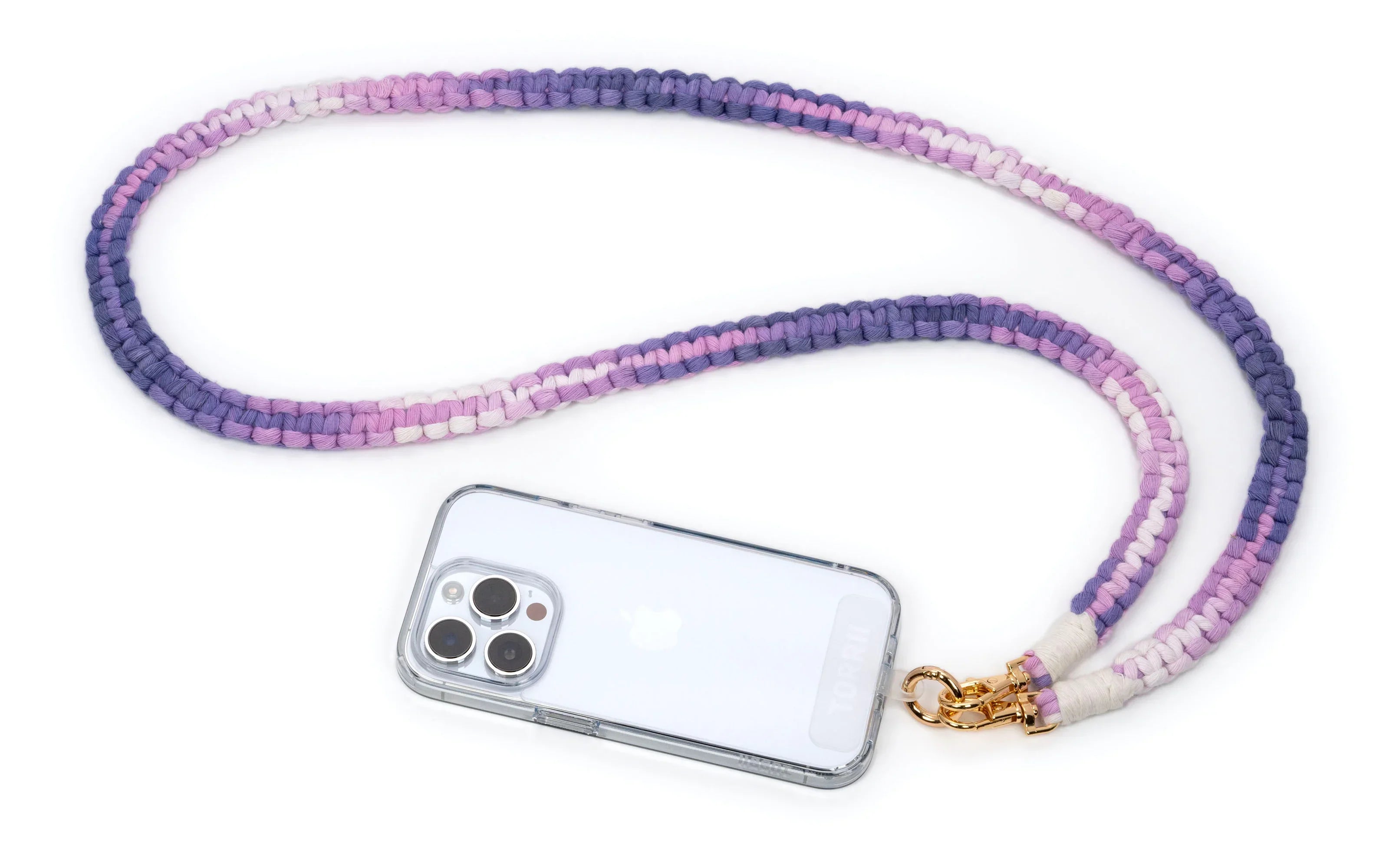 Torrii Knotty Braided Crossbody Strap – Purple - Tashqila Torrii Knotty Braided Crossbody Strap – Purple - Tashqila